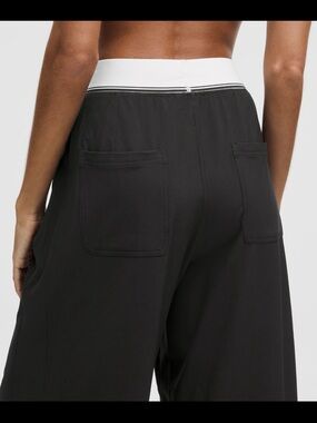 Wide Leg Black Lululemon pants